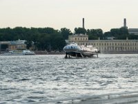 St. Petersburg Soviet Era Hydrofoil On The Neva River