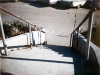 The steps where Susan had her motor cycle accident