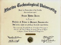 August 26, 1977 - Susan's Bachelor of Science in Business Administration