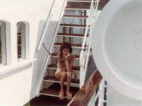 Susan on a ship